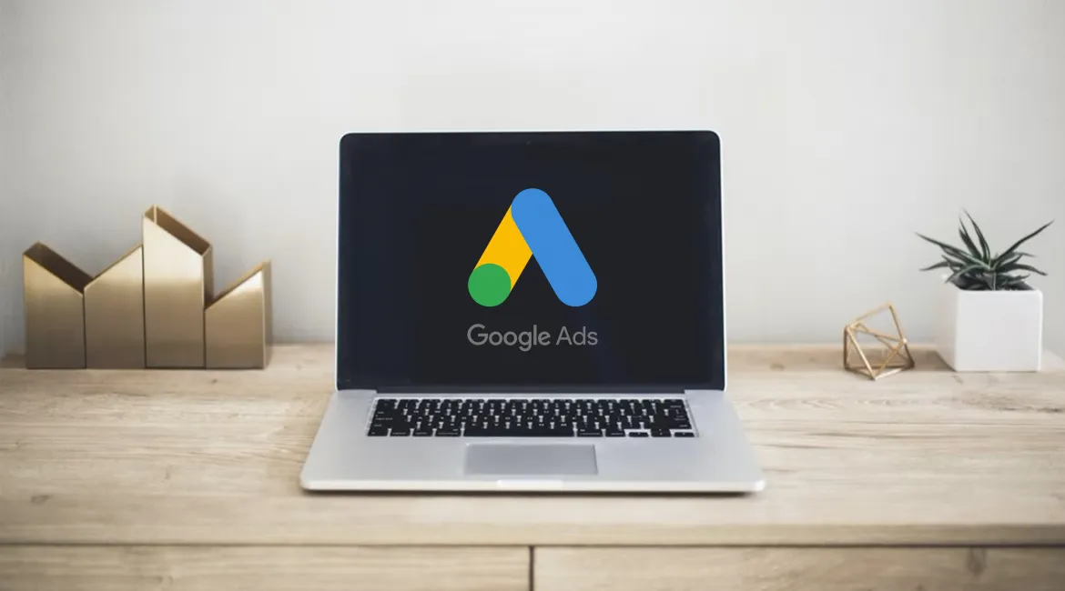Google Ads in laptop