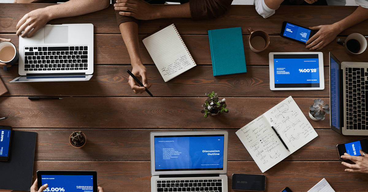 Team of creators ad testing their creatives
