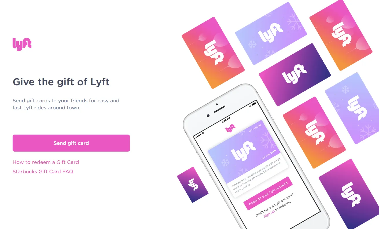 An example of a functional landing page