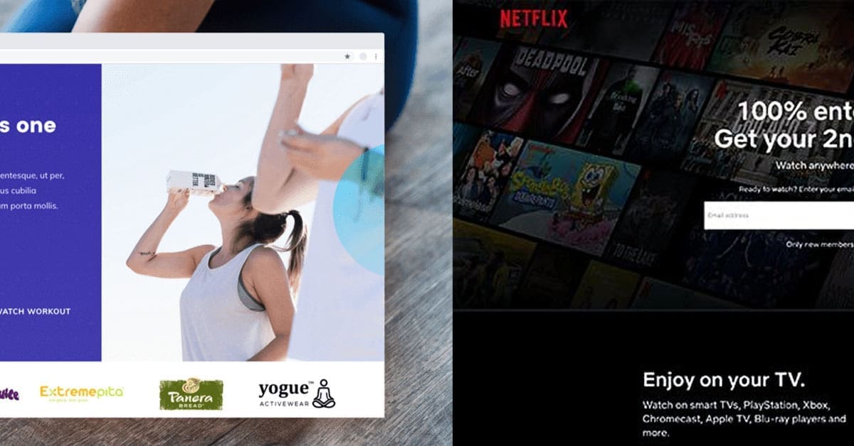 eye catching landing pages that boost conversions rate
